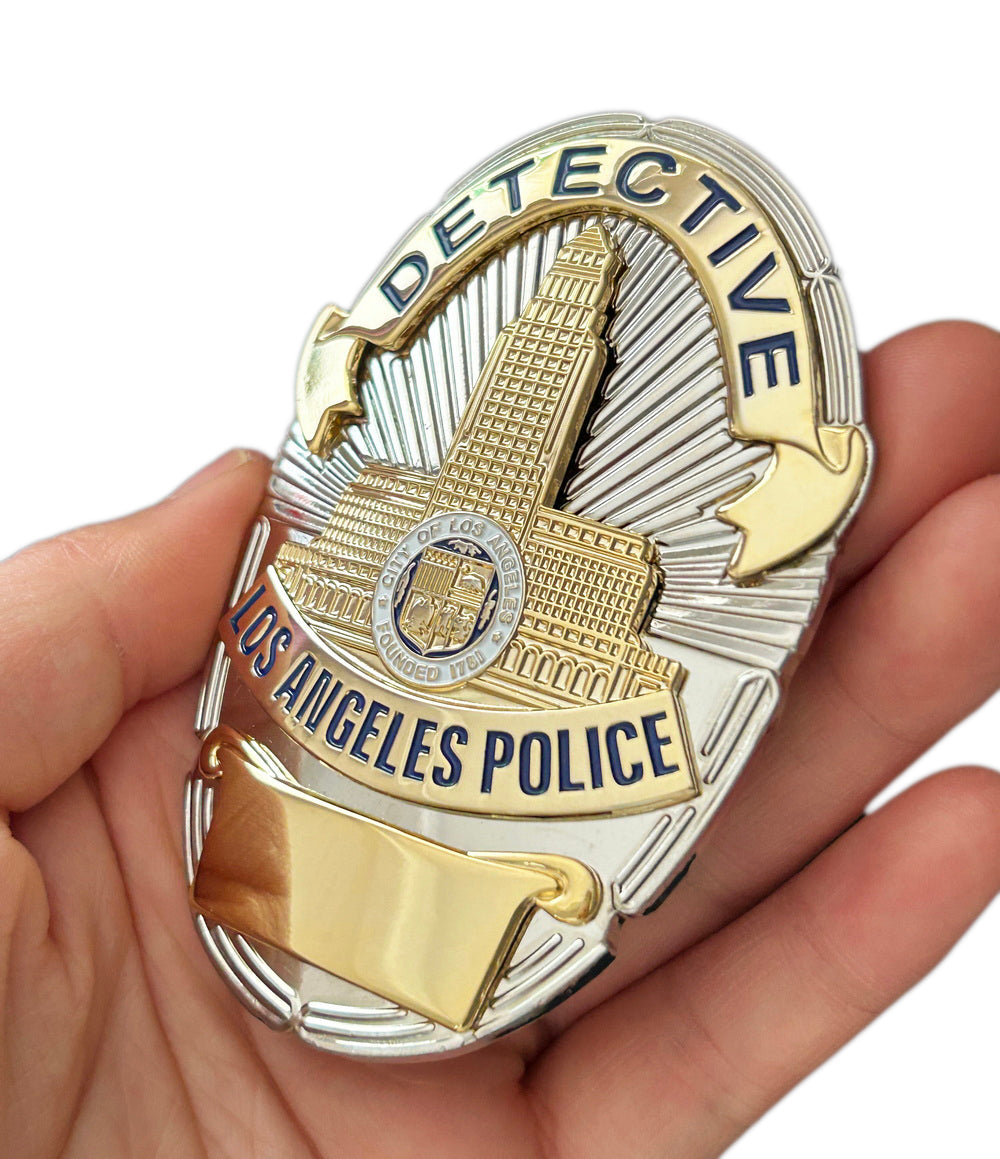 LAPD Detective Los Angeles Police Badge *Blank No Number* – Cop