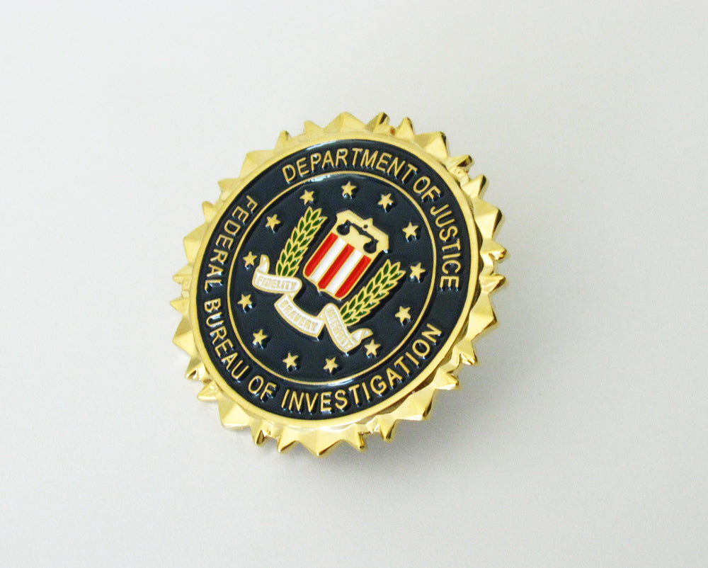 thumbnail image 2 of Federal Bureau Of Investigation (FBI) Badge Lapel Pin – Official Style 2 of 4