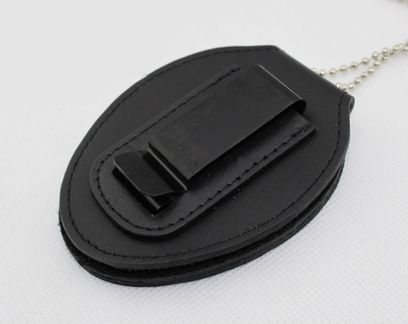 Boston/ FBI Police Badges First-Layer Leather Holder/ Holster/ Wallet