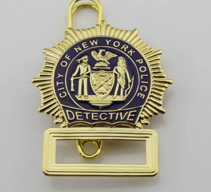 NYPD Detective Police Badge Replica Movie Props *Customizable Badge Nu