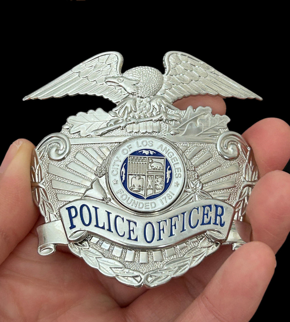 LAPD Los Angeles Police Officer Cap Hat Badge Replica Movie Props – Cop ...