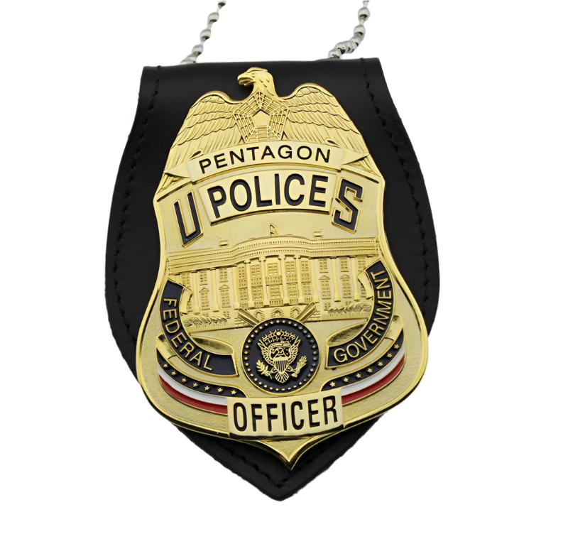 US Pentagon Police Officer Badge Replica Movie Props – Cop Collectibles