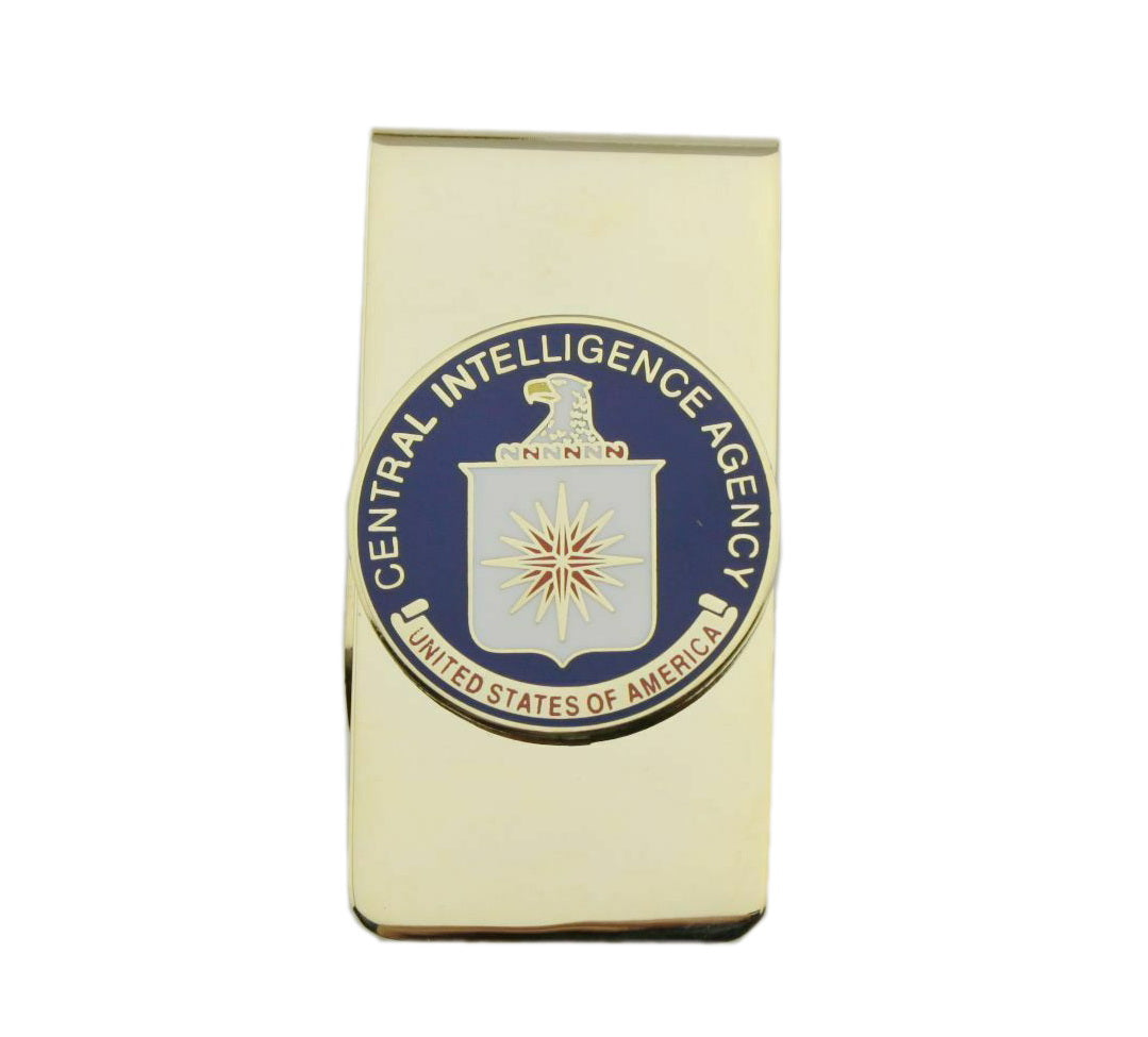 CIA Central Intelligence Agency Eagle Badge Money Clip – Cop Collectibles