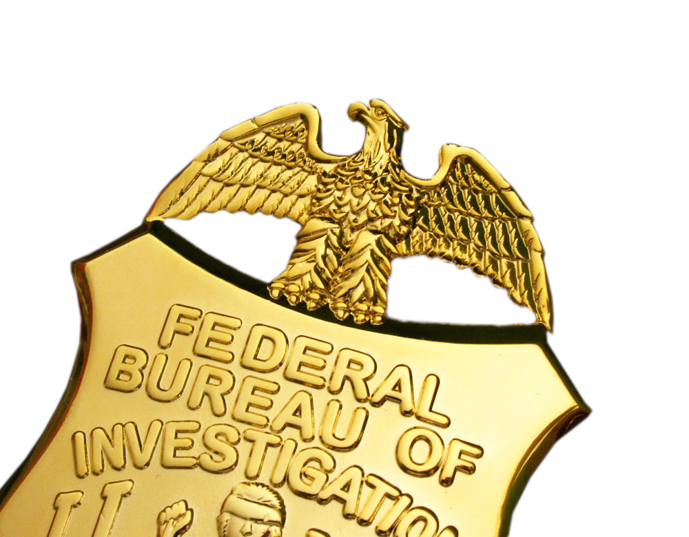 FBI Department Of Justice Badge Replica Movie Props – Cop Collectibles