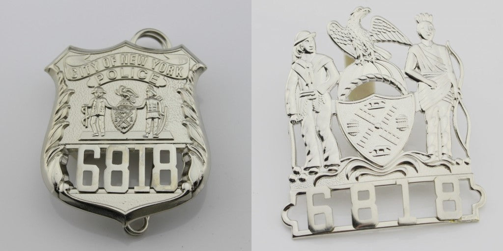 【年中無休】 NYPD New York Police Badge/Cap Badge Replica Movie Props 警察グッズ