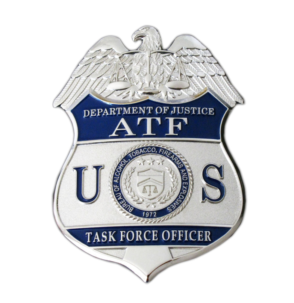 US ATF Special Agent Badge Replica Movie Props – Cop Collectibles