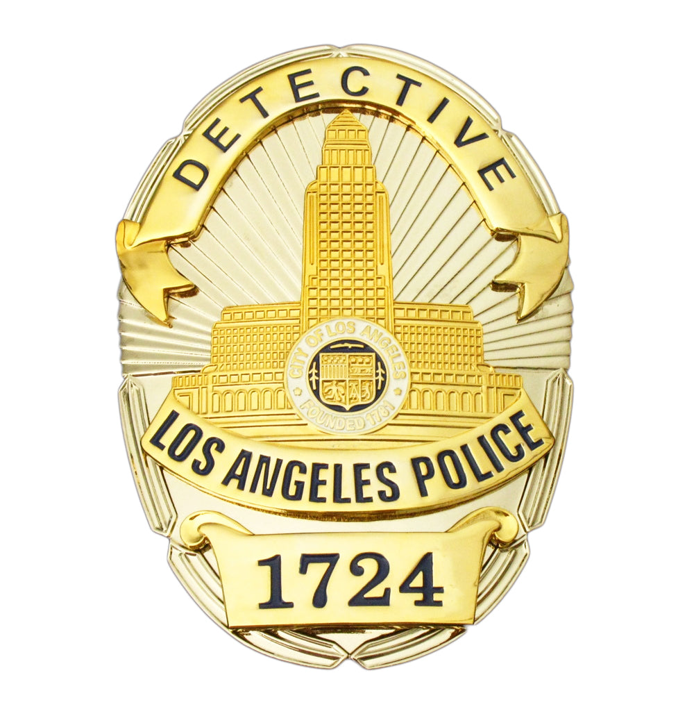 LAPD Detective #1724 Los Angeles Police Badge Replica Movie Props – Cop ...