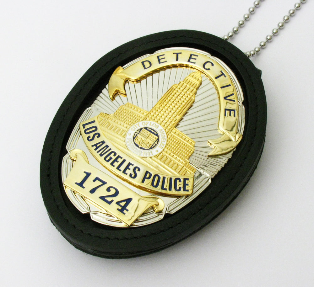LAPD Detective 1724 Los Angeles Police Badge Replica Movie Props Cop LAPD Detective 1724 Los Angeles Police Badge Replica Movie Props Cop