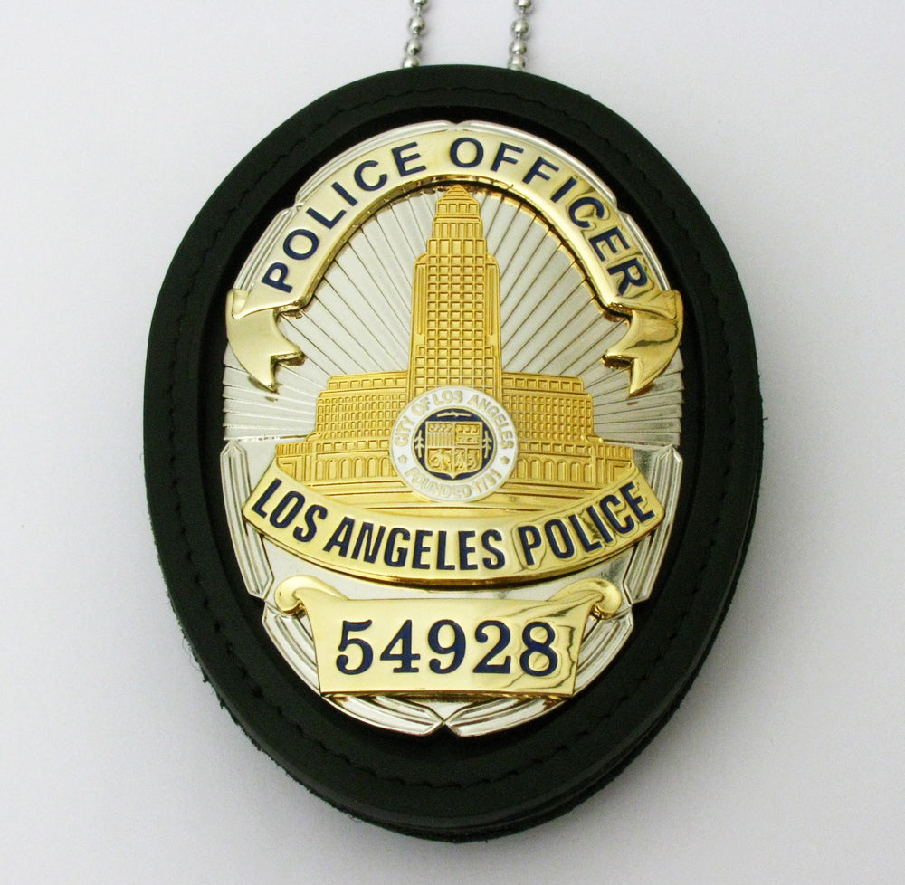 LAPD Police Officer #54928 Los Angeles Police Badge Replica Movie Prop ...