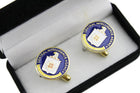 A Pair of US CIA Badge Men's Shirt Cufflinks With Display Box
