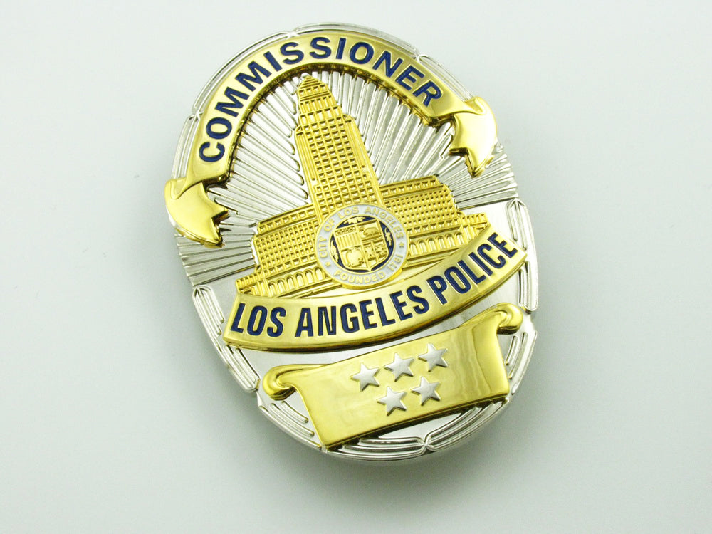 LAPD Commissioner Los Angeles Police Badge Replica Movie Props With Fi ...