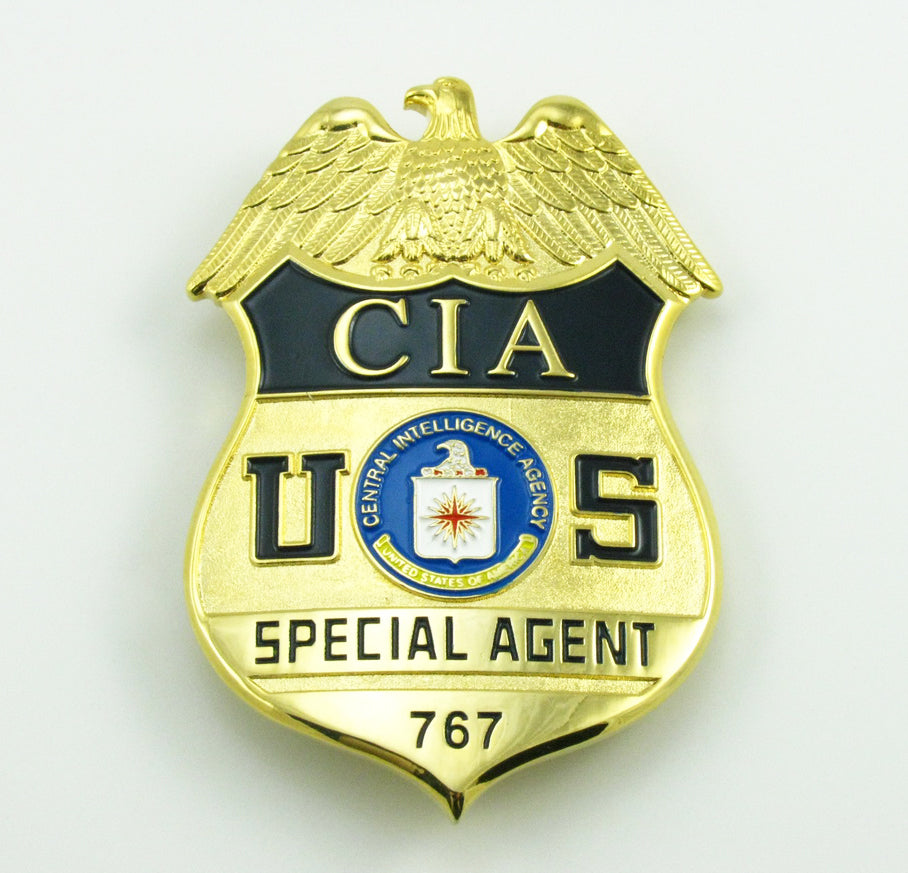 US CIA Special Agent Badge Replica Movie Props With No.767 – Cop ...