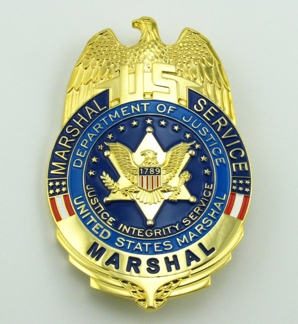 Usms US Marshal Service Badge Replica Movie Props Badge