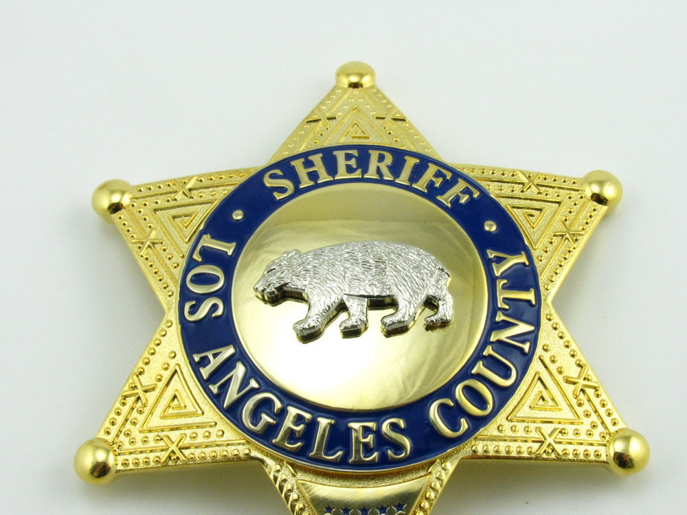 LASD Los Angeles County Sheriff Bear Badge Replica Movie Props With 5 ...