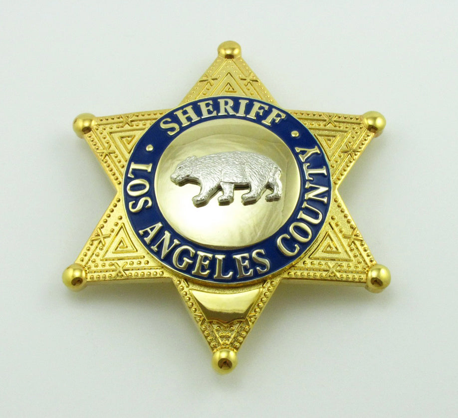 LASD Los Angeles County Sheriff Bear Badge Replica Movie Props – Cop ...