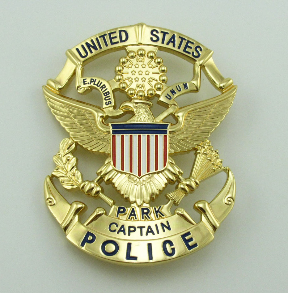 USPP Captain United States Park Police Badge Replica Movie Props – Cop ...