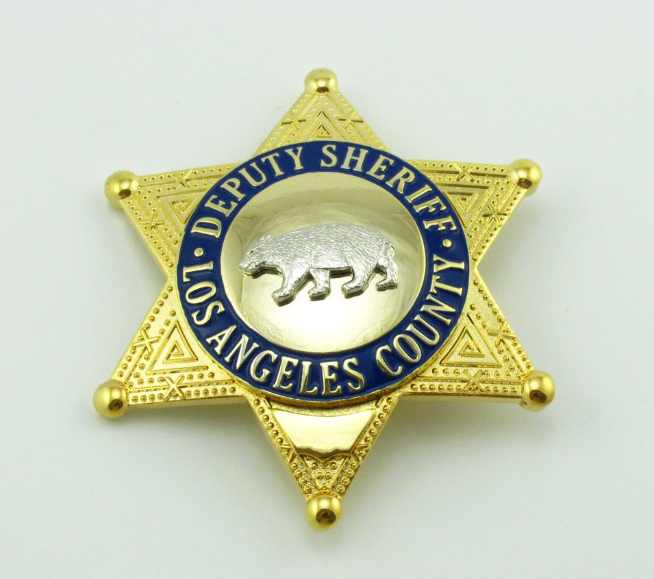 LASD Los Angeles County Deputy Sheriff Bear Badge Replica Movie Props ...