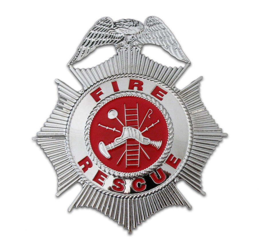 Fire Rescue Badge Replica Movie Props – Cop Collectibles