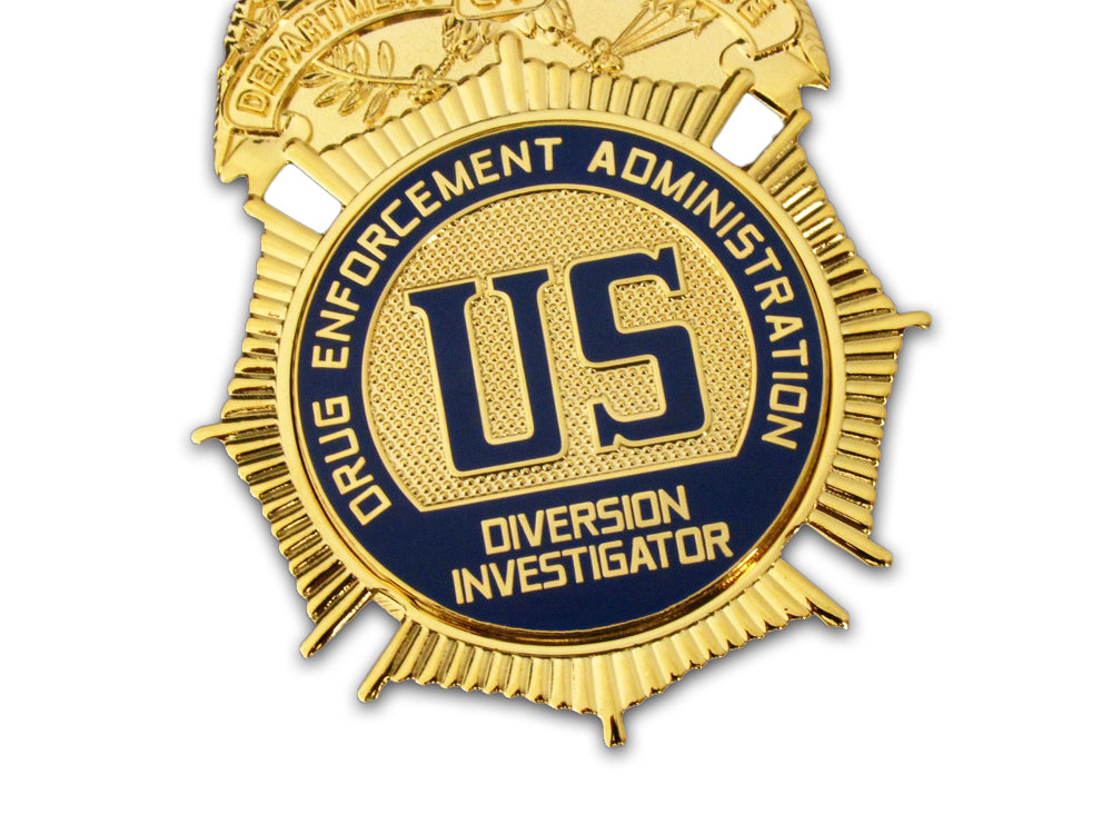 US DEA DI Diversion Investigator Badge Replica Movie Props – Cop ...