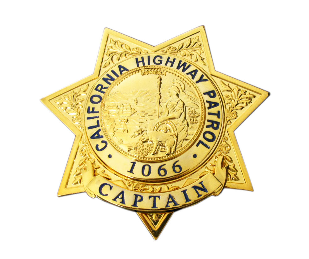 Landmark Patrol State of California Badge, Star Pin & Captain Pin with  Hardware - Northern Kentucky Auction, LLC