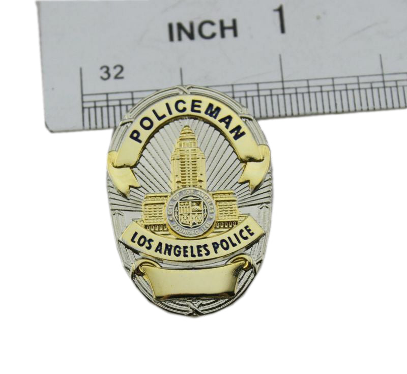 LAPD Los Angeles Policeman Badge Lapel Pin Mini Version – Cop Collectibles