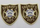A Pair of The Walking Dead King County Sheriff Patches